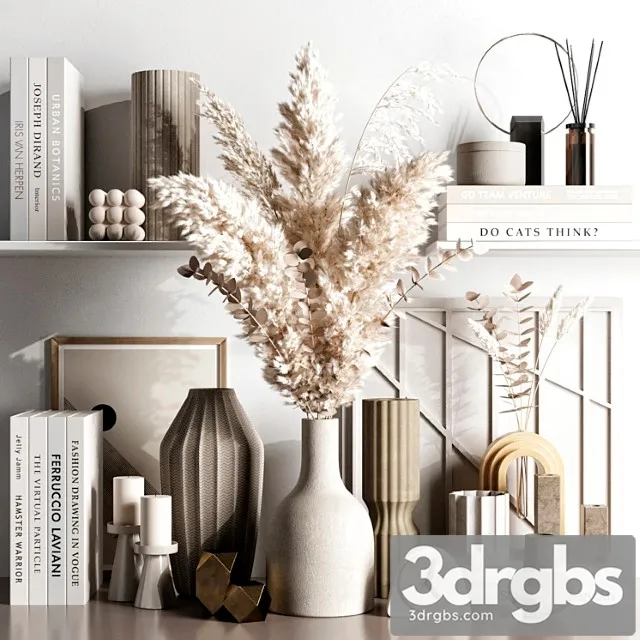 Decorative Set 61 21 3D Model Download