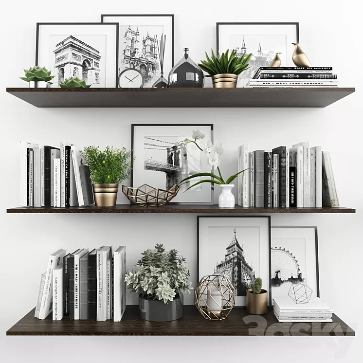 Decorative set 62 3D Model