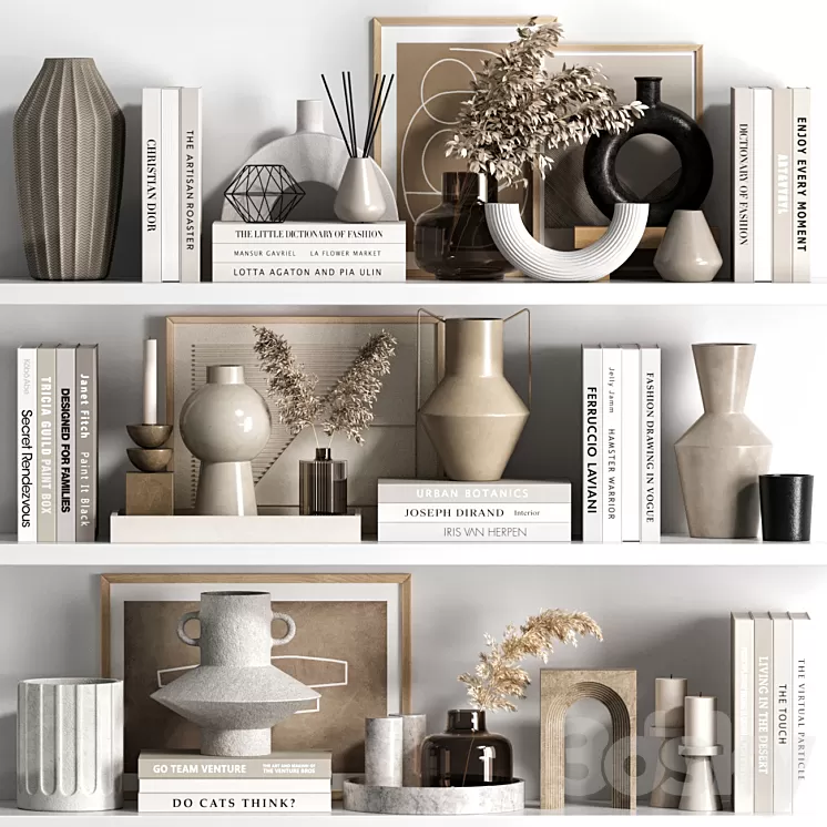 Decorative set 62 3D Model Free