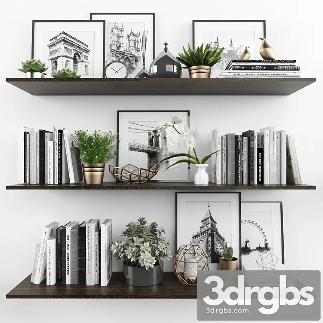 Decorative set 62_2 3D Model Free