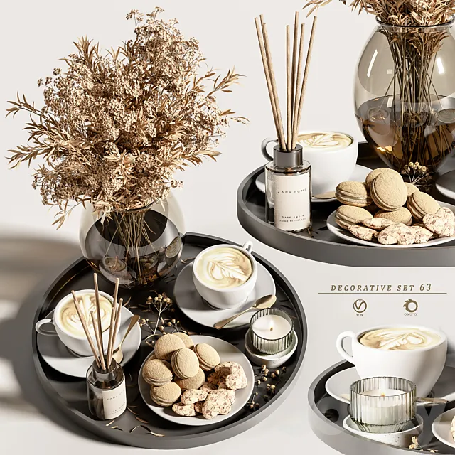 decorative set 63 3D Model