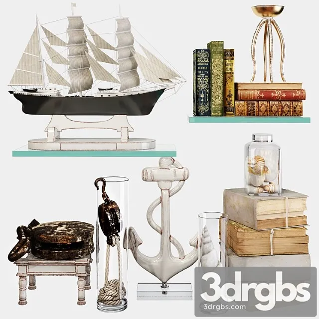 Decorative set 64 2 3D Model Download