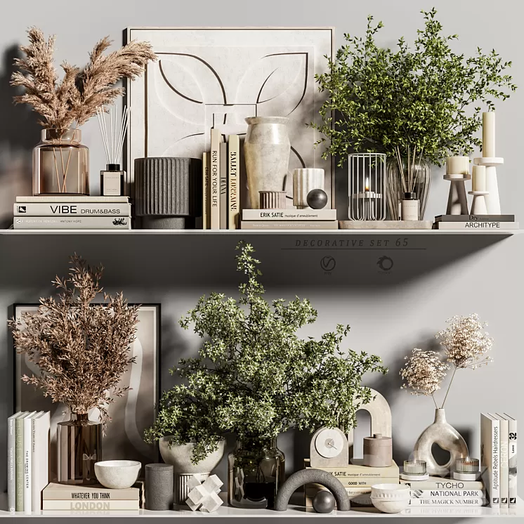 decorative set 65 3D Model Free