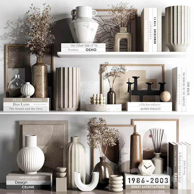 Decorative set 65 3D Model