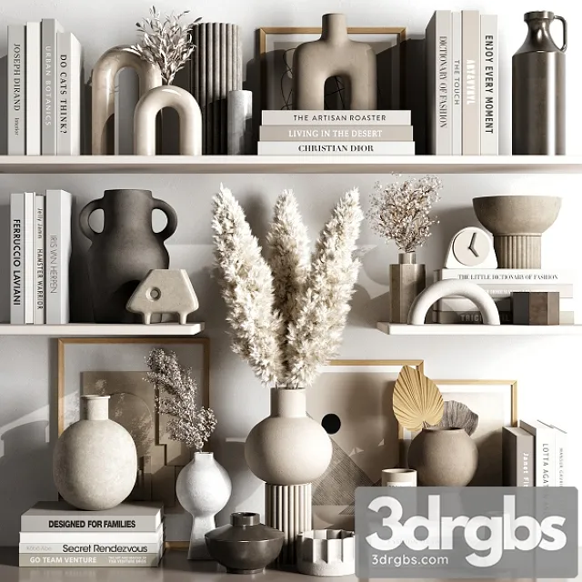 Decorative Set 66 3D Model Free