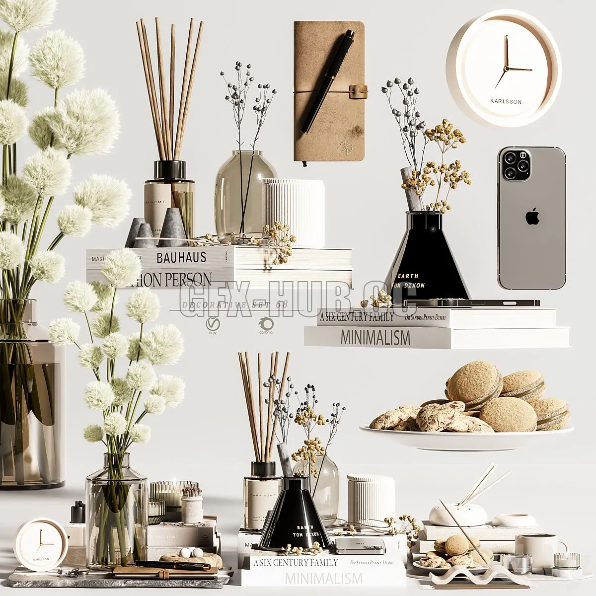Decorative set 68 3D Model