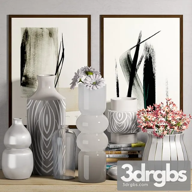 Decorative Set 7 1 3D Model Download