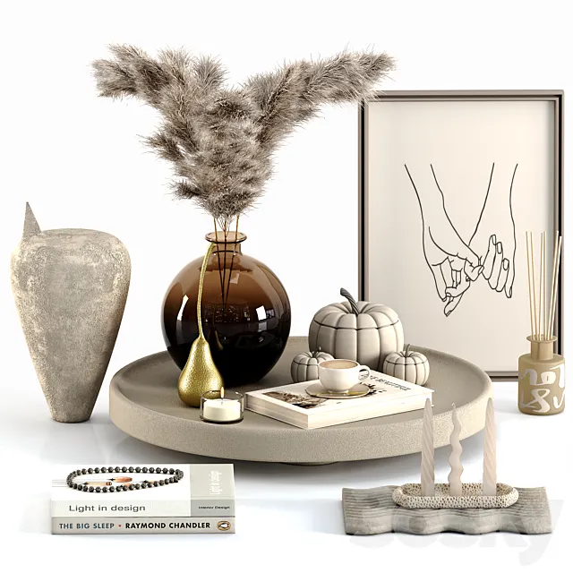 Decorative set 7 3D Model