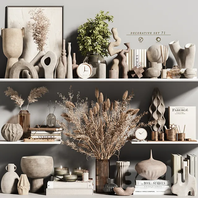 decorative set 71(by.shayan.sharify) 3D Model