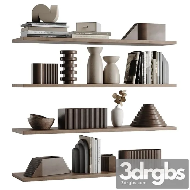 Decorative Set 8 10 3D Model Free