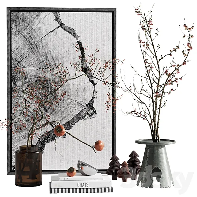 Decorative set 8 3D Model