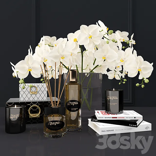 Decorative set 8 3DModel