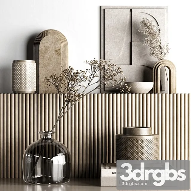 Decorative Set 80 3D Model Download