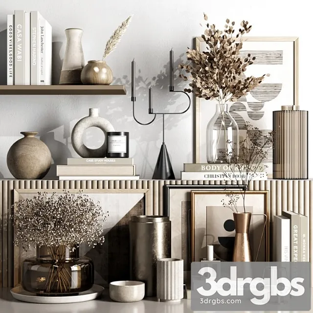 Decorative set 82 3D Model Download