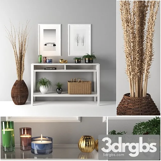 Decorative set 852 3D Model Download