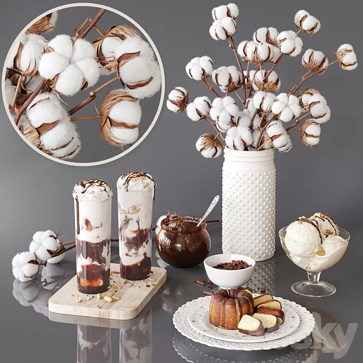 Decorative set 9 3D Model