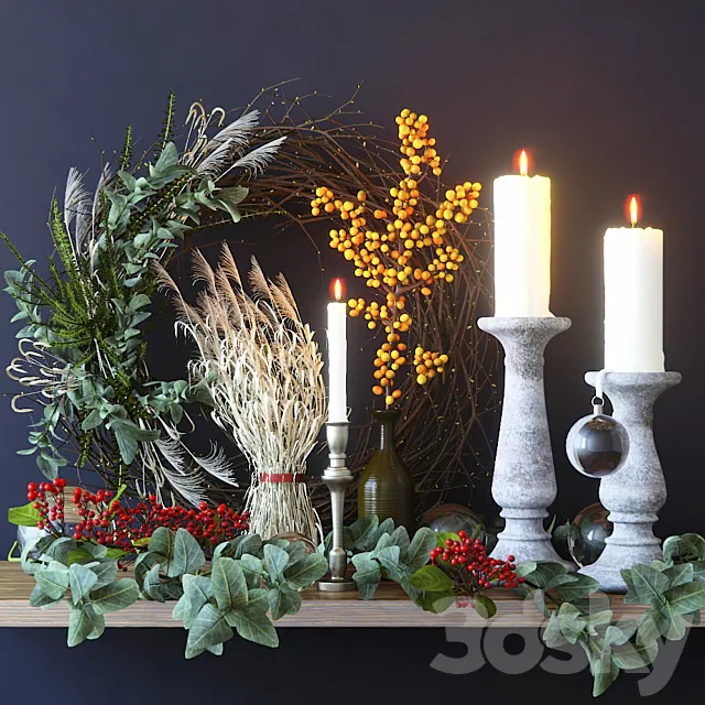 Decorative set 9 3D Model