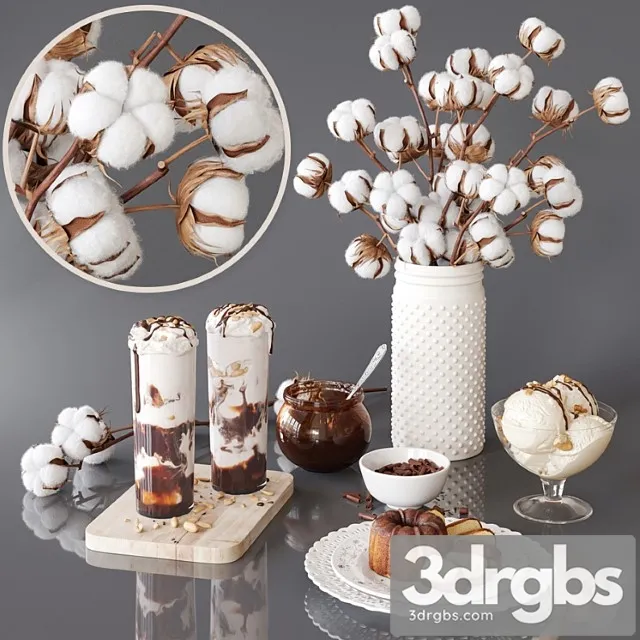 Decorative Set 9 3D Model Free