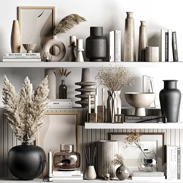 Decorative set 98 3D Model Free