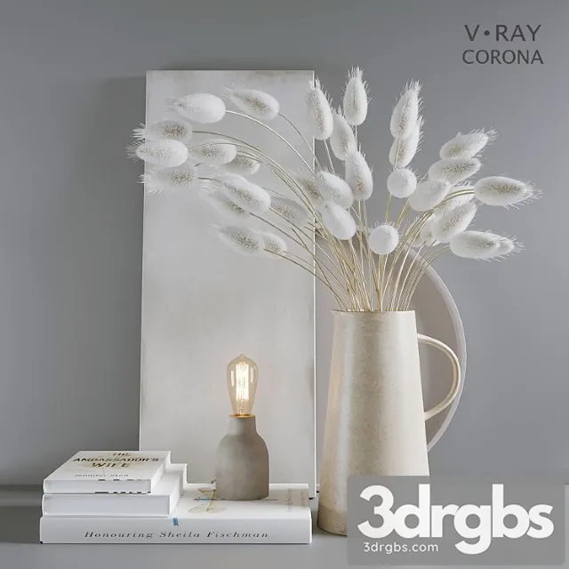 Decorative set _3 3D Model Free