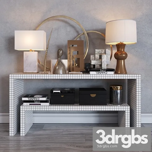 Decorative set Arteriors decor set 3D Model Free