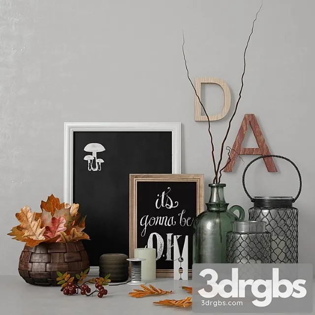 Decorative set Autumn set Free Download