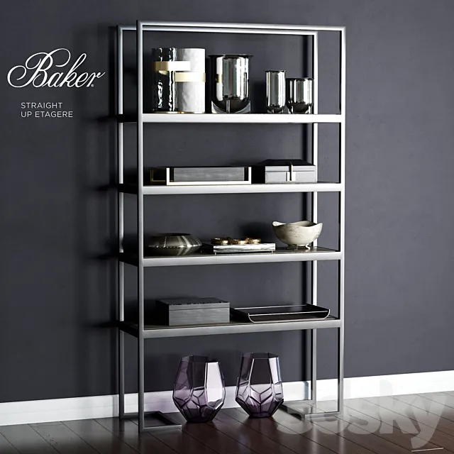 Decorative set Baker furniture 3D Model