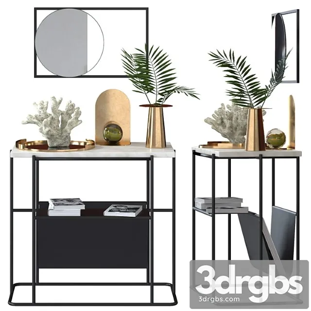 Decorative set Boconcept decor set 2 3D Model Free