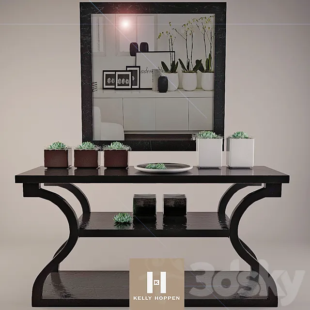 Decorative set by Kelly Hoppen 3DModel