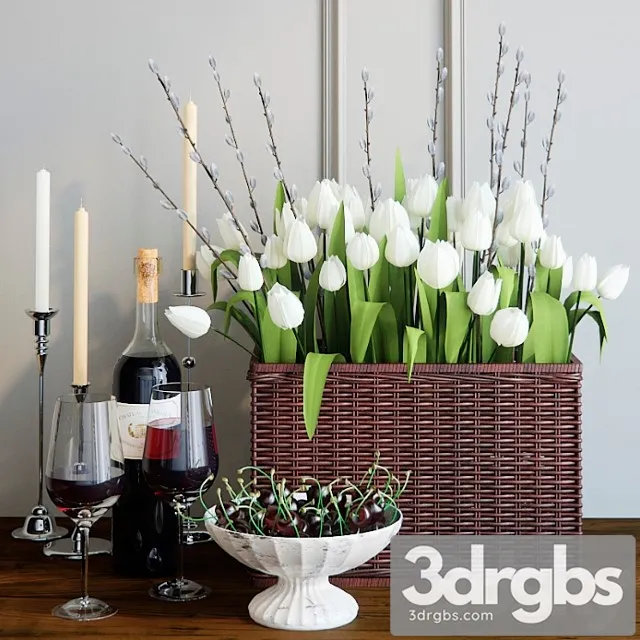 Decorative Set C Til Panama 2 3D Model Free