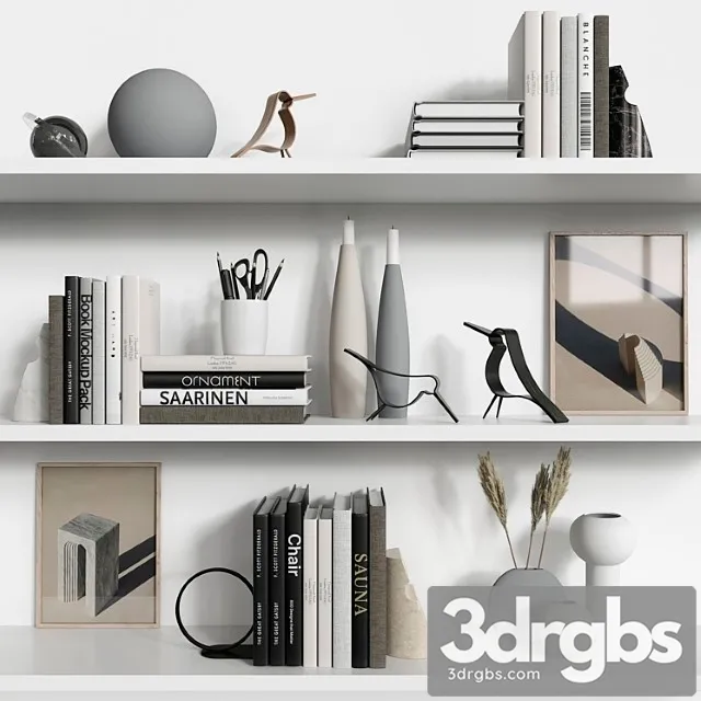 Decorative set cooee 3D Model Download