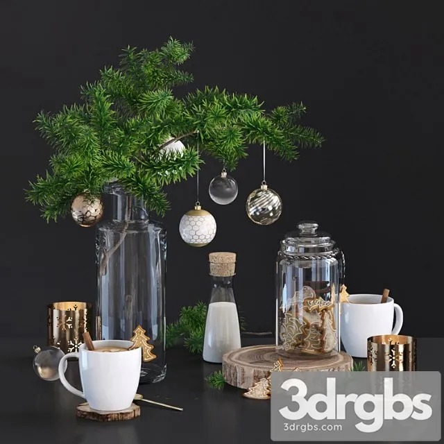 Decorative set Сhristmas time Free Download