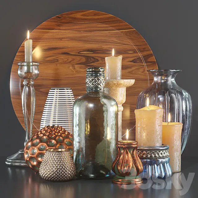 Decorative set decor set 3DModel