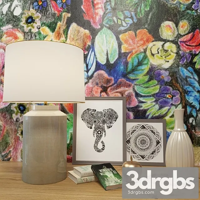 Decorative set Decorative set 3D Model Download
