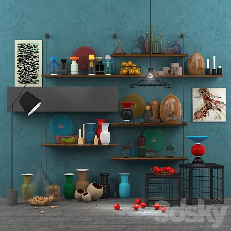 Decorative set / decorative set 3D Model