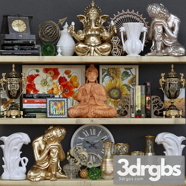 Decorative set Decorset 3D Model Free