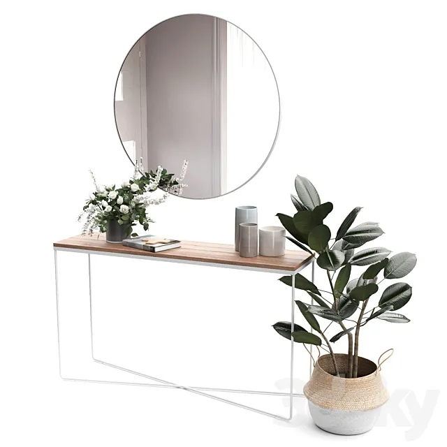 Decorative set Design Twins Set 01 3DModel