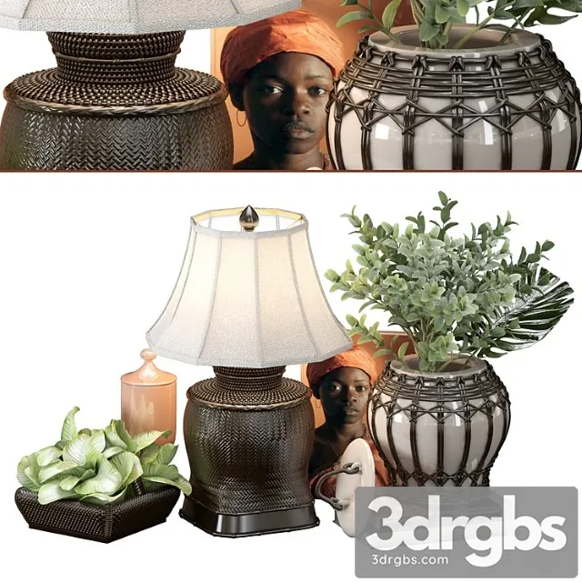 Decorative set №7 by seliverstone 3D Model Free