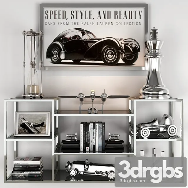 Decorative set Eichholtz accessories collection set 2 3D Model Download