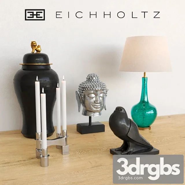 Decorative set Eichholtz decor set_1 3D Model Free