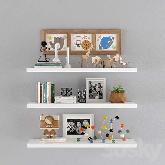 Decorative set for baby 3DModel