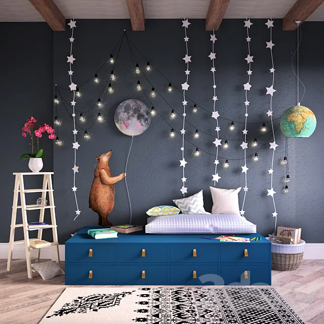 Decorative set for baby 3DModel