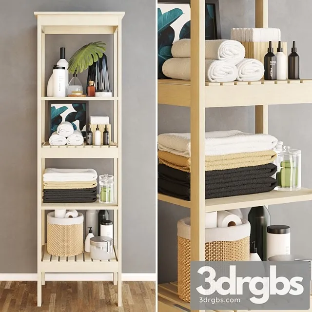 Decorative Set For Bathroom 5 3D Model Free