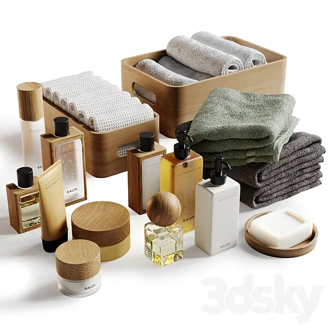 Decorative set for bathroom_02 Free Download