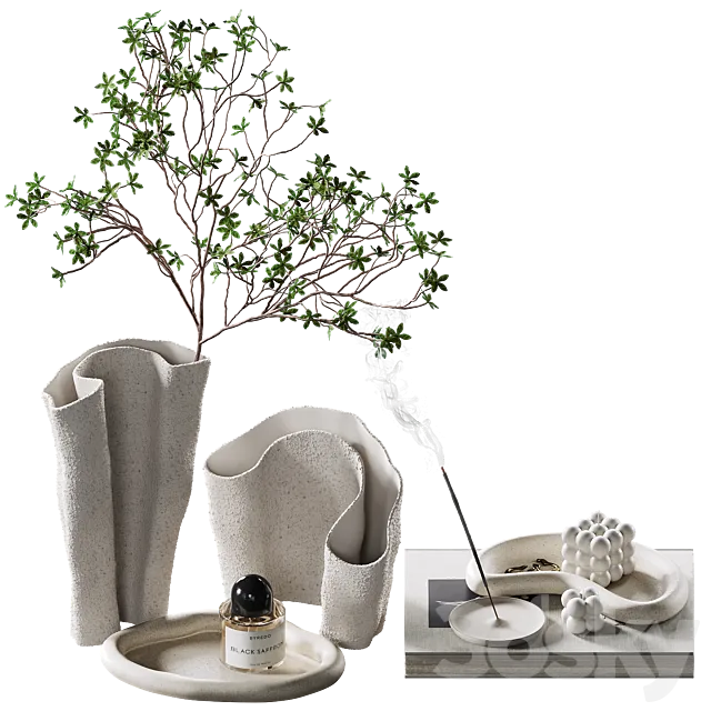 Decorative set for coffee table 49 3D Model