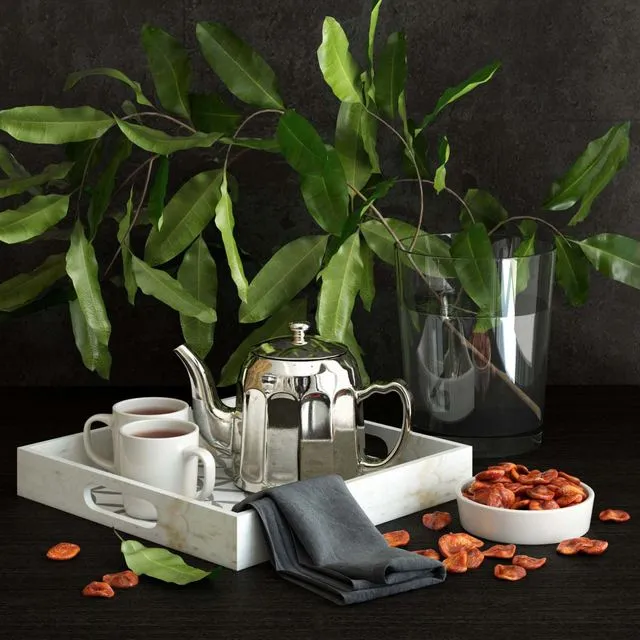 Decorative set (for kitchen) 3D Model