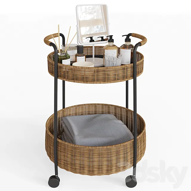 Decorative set for the bathroom 3D Model