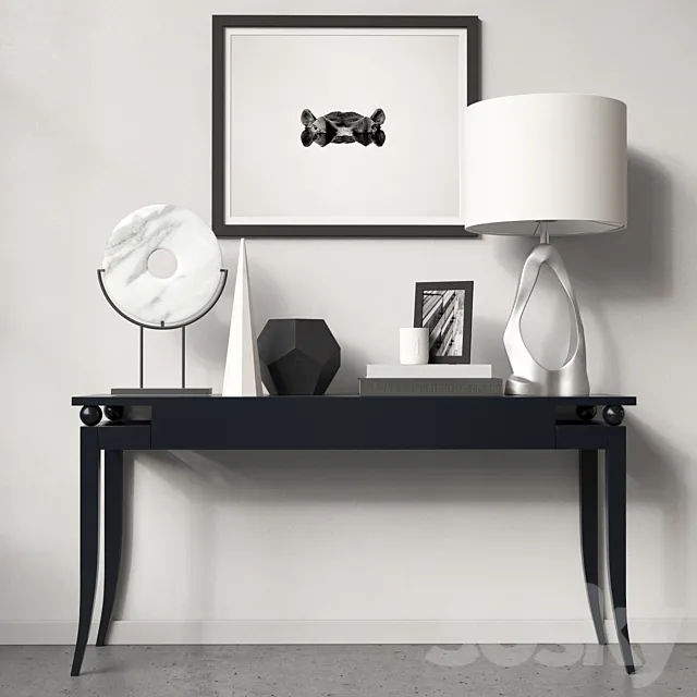 Decorative set for the console | Decor set console 3D Model