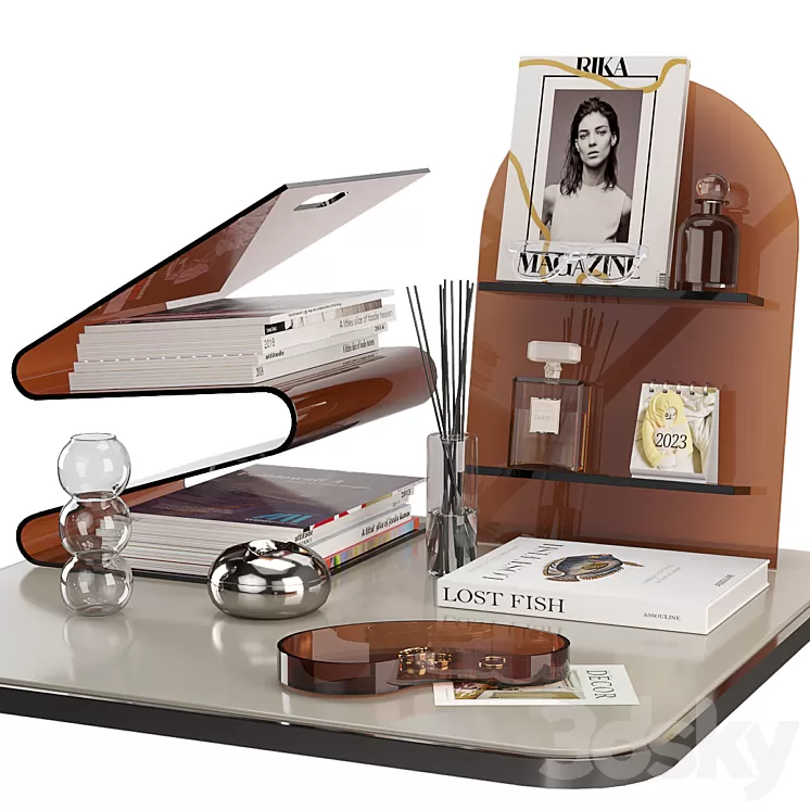 decorative set for the desktop 3D Model