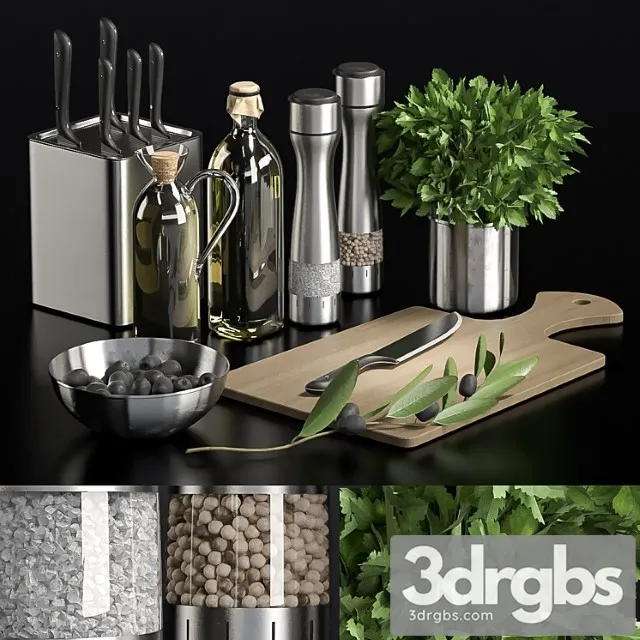 Decorative set for the kitchen 14